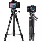 NeePho NP-8850 Professional Tripod For DSLR Camera And Phone With Quick Release Plate, Non-Slip Feet